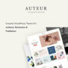 Auteur – WordPress Theme for Authors and Publishers
